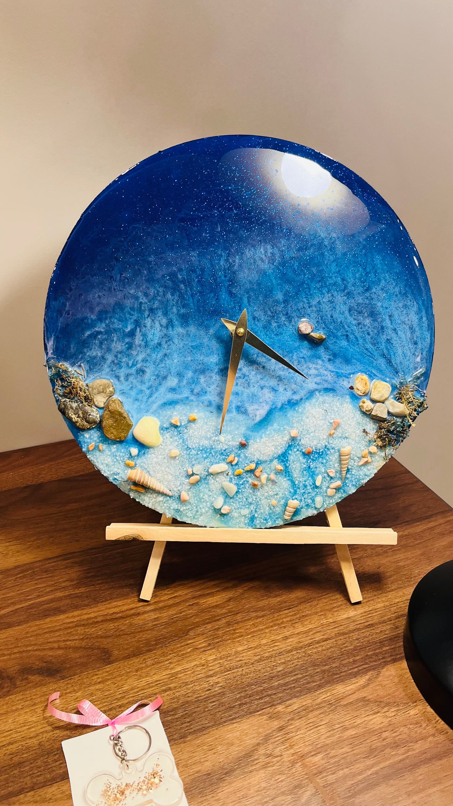 Beach Resin Clock